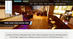 Desktop Screenshot of chillchampagnebar.co.uk